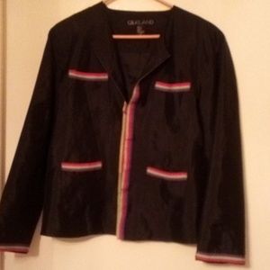 Silkland Clasp-Close Jacket/Blouse